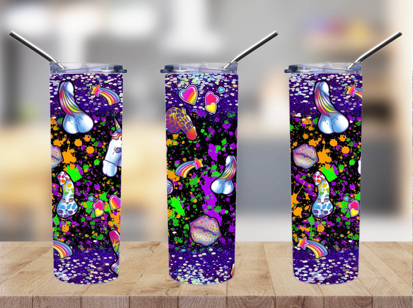 Cartoon Willie tumbler
