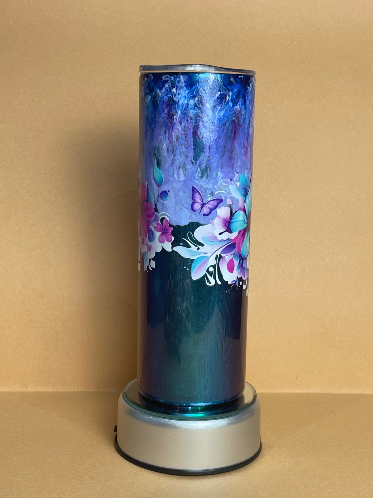 Blue Butterfly Hyperion Tumbler