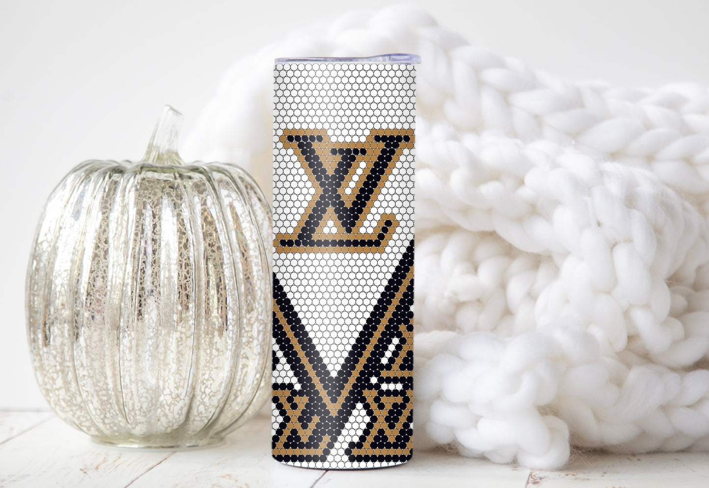 LV V-Split Rhinestone Tumbler Kit