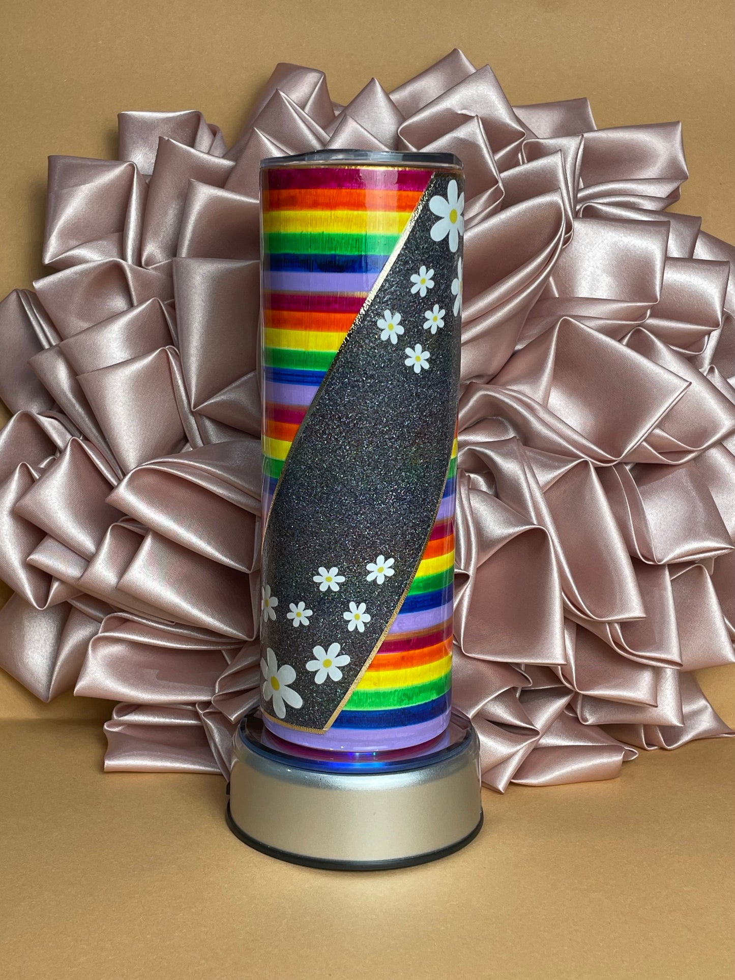 Daisy Rainbow Serape Hyperion Tumbler