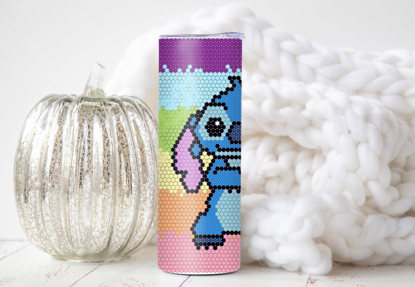 Rainbow Dragon Rhinestone Tumbler Kit