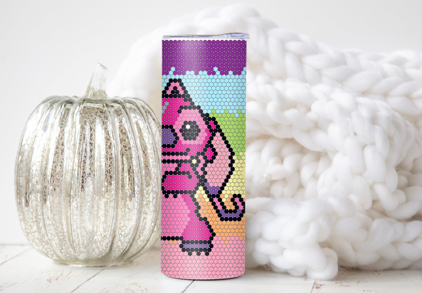 Rainbow Dragon Rhinestone Tumbler Kit