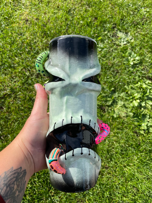 Spooky monster glow in the dark 3D Tumbler