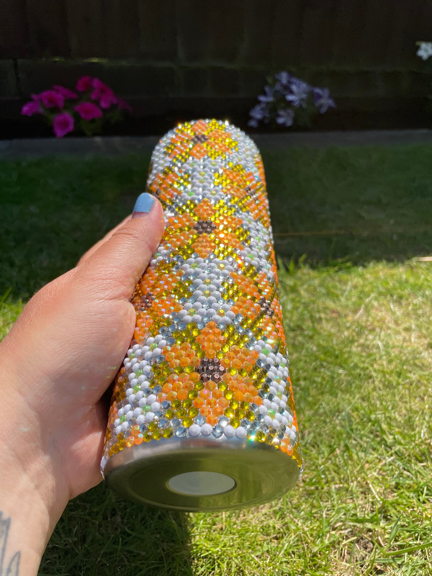 Sunflower & Daisy tumbler