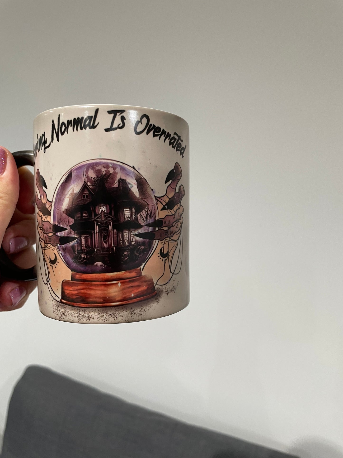 Being Normal is overrated colour changing mug