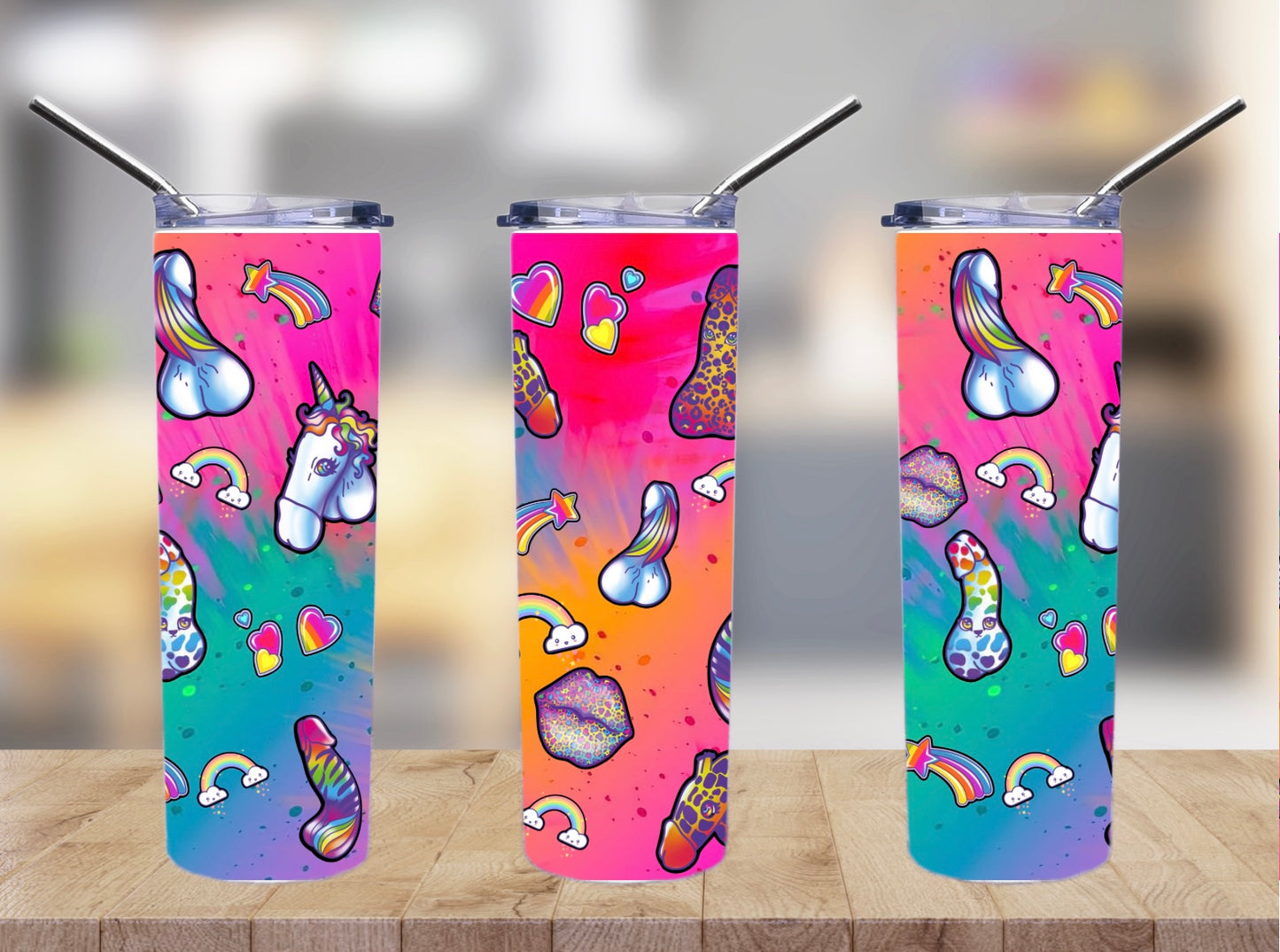 Cartoon Willie tumbler